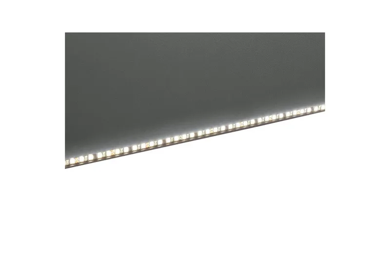 Hjørnesofa 3-personers Rayland Grå, Læder/PU, Højre elektrisk liggestol - Grå, Læder/PU, Højre elektrisk liggestol - Møbler - Sofaer - Lædersofaer