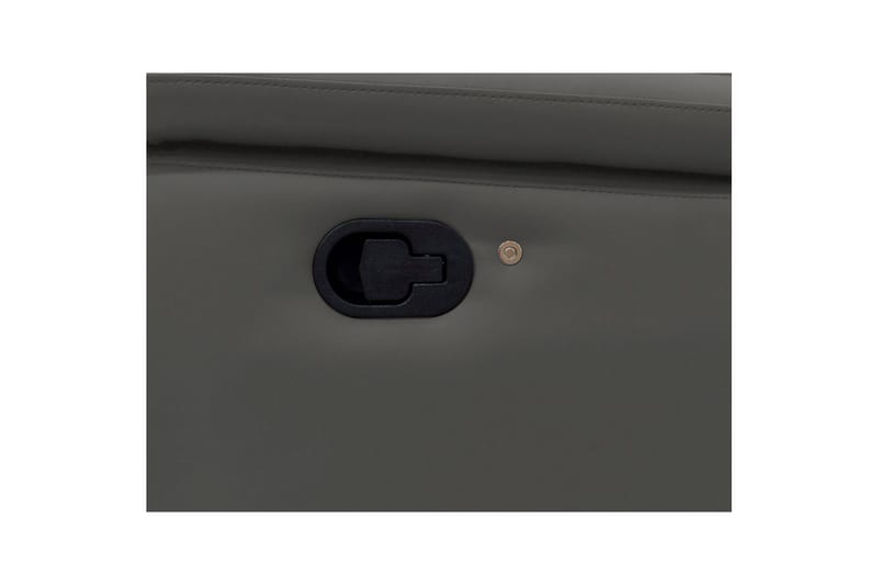 Hjørnesofa 3-personers Pareli Grå, Læder/PU, Venstre Manuel Tilbagelæner - Grå, Læder/PU, Venstre Manuel Tilbagelæner - Møbler - Sofaer - Lædersofaer