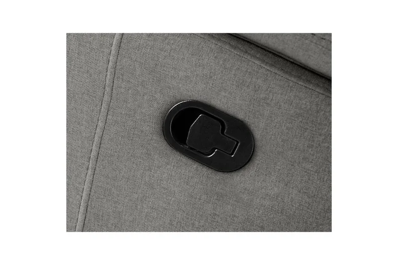 Hjørnesofa 3-personers Rayland Grå, Søndagsstof, Venstre Manuel Tilbagelæner - Grå, Søndagsstof, Venstre Manuel Tilbagelæner - Møbler - Sofaer - Recliner sofaer