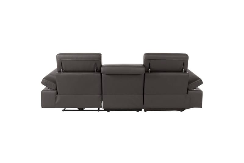 Hjørnesofa 3-personers Rayland Brun, PU, Venstre Elektrisk Tilbagelæner - Brun, PU, Venstre Elektrisk Tilbagelæner - Møbler - Sofaer - Lædersofaer