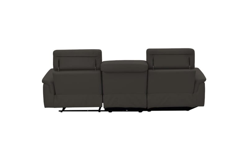 Hjørnesofa 3-personers Pareli Brun, Læder/PU, Venstre Manuel Tilbagelæner - Brun, Læder/PU, Venstre Manuel Tilbagelæner - Møbler - Sofaer - Lædersofaer