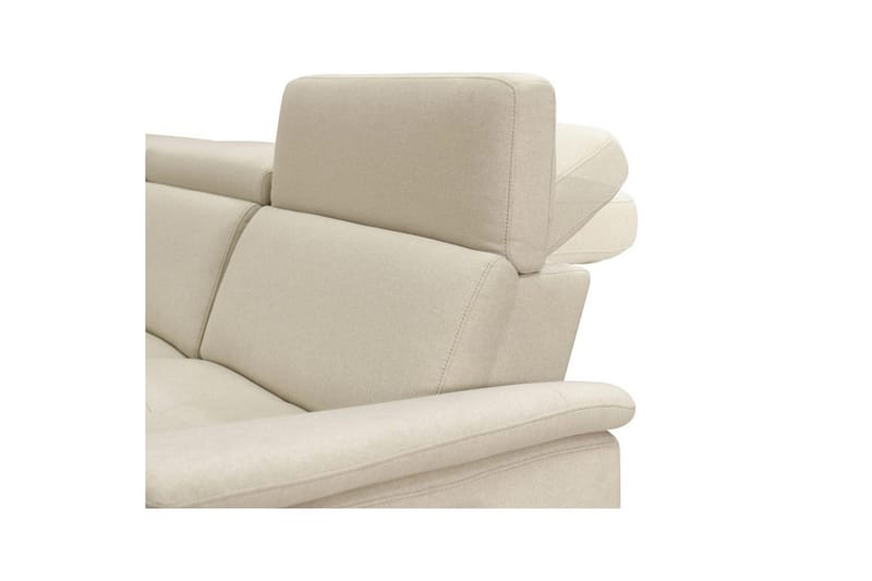 Hjørnesofa 3-personers Pareli Hvid, Søndagsstof, Venstre Manuel Tilbagelæner - Hvid, Søndagsstof, Venstre Manuel Tilbagelæner - Møbler - Sofaer - Recliner sofaer