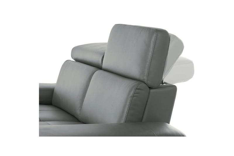 Hjørnesofa 3-personers Rayland Grå, PU, Venstre Manuel Tilbagelæner - Grå, PU, Venstre Manuel Tilbagelæner - Møbler - Sofaer - Lædersofaer