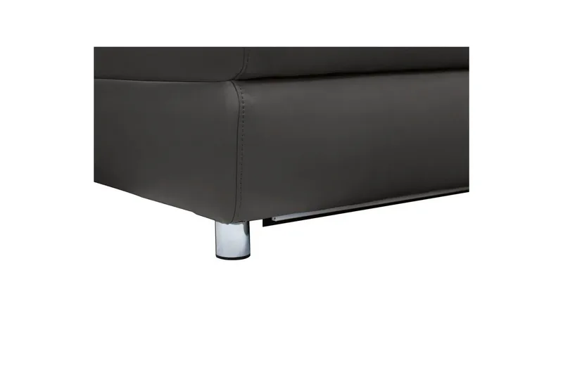 Hjørnesofa 3-personers Pareli Brun, PU, Venstre Elektrisk Tilbagelæner - Brun, PU, Venstre Elektrisk Tilbagelæner - Møbler - Sofaer - Lædersofaer