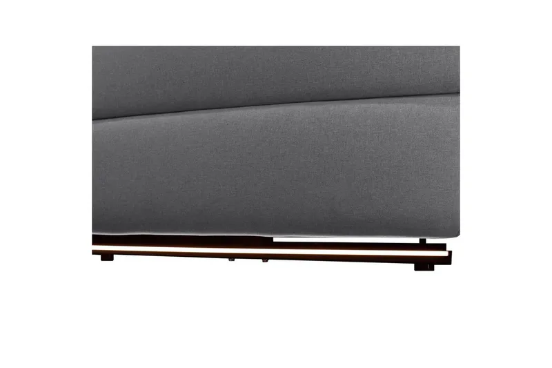 Hjørnesofa 3-personers Pareli Antracit, Søndagsstof, Højre elektrisk liggestol - Antracit, Søndagsstof, Højre elektrisk liggestol - Møbler - Sofaer - Recliner sofaer