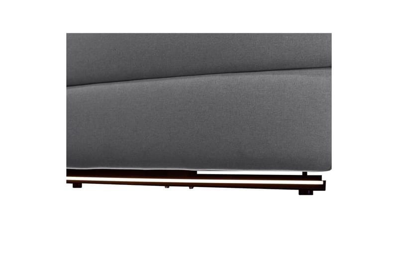 Hjørnesofa 3-personers Pareli Antracit, Søndagsstof, Højre elektrisk liggestol - Antracit, Søndagsstof, Højre elektrisk liggestol - Møbler - Sofaer - Recliner sofaer