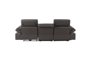 Hjørnesofa 3-personers Rayland Brun, PU, Venstre Manuel Tilbagelæner - Brun, PU, Venstre Manuel Tilbagelæner - Møbler - Sofaer - Lædersofaer
