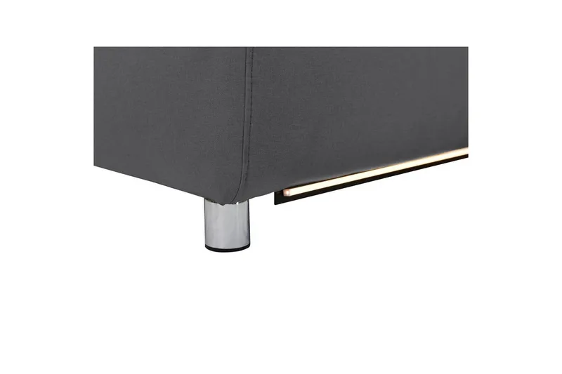 Hjørnesofa 3-personers Pareli Antracit, Søndagsstof, Højre manuel liggestol - Antracit, Søndagsstof, Højre manuel liggestol - Møbler - Sofaer - Recliner sofaer