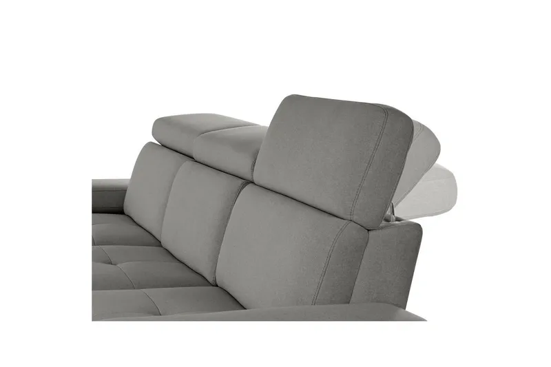 Hjørnesofa 3-personers Rayland Grå, Søndagsstof, Venstre Manuel Tilbagelæner - Grå, Søndagsstof, Venstre Manuel Tilbagelæner - Møbler - Sofaer - Recliner sofaer