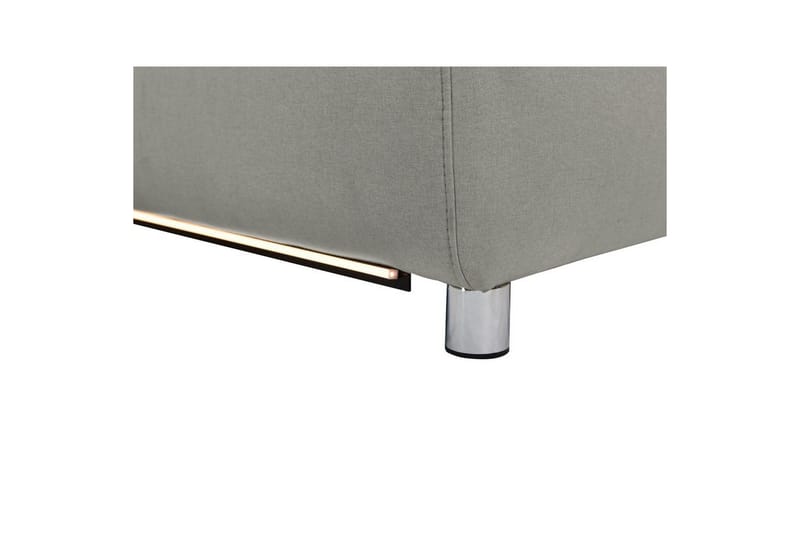 Hjørnesofa 3-personers Pareli Grå, Søndagsstof, Højre elektrisk liggestol - Grå, Søndagsstof, Højre elektrisk liggestol - Møbler - Sofaer - Recliner sofaer