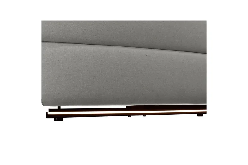 Hjørnesofa 3-personers Pareli Grå, Søndagsstof, Højre elektrisk liggestol - Grå, Søndagsstof, Højre elektrisk liggestol - Møbler - Sofaer - Recliner sofaer