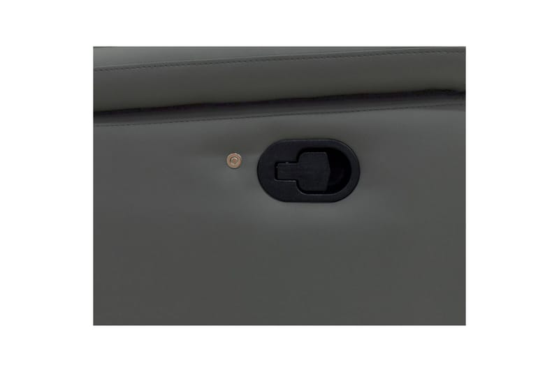 Hjørnesofa 3-personers Pareli Grå, PU, Højre manuel liggestol - Grå, PU, Højre manuel liggestol - Møbler - Sofaer - Lædersofaer