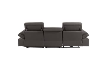 Hjørnesofa 3-personers Rayland Brun, PU, Højre manuel liggestol - Brun, PU, Højre manuel liggestol - Møbler - Sofaer - Lædersofaer