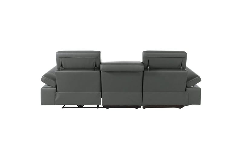 Hjørnesofa 3-personers Rayland Grå, PU, Venstre Manuel Tilbagelæner - Grå, PU, Venstre Manuel Tilbagelæner - Møbler - Sofaer - Lædersofaer