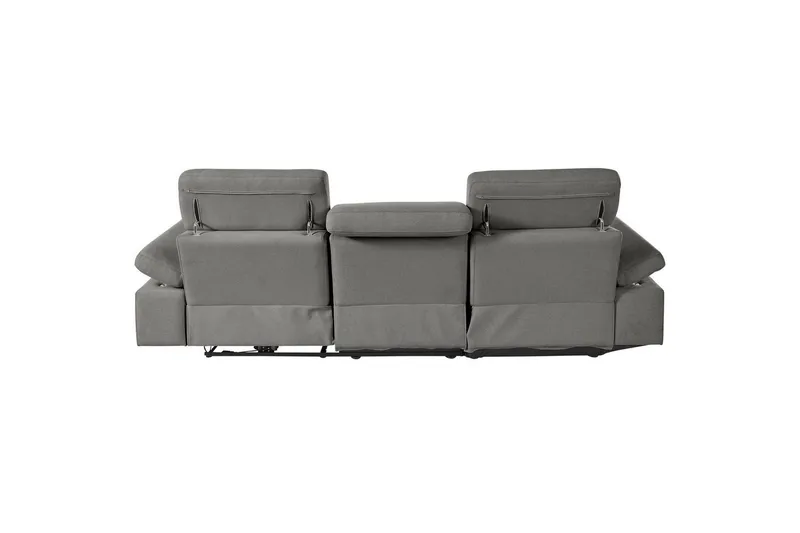 Hjørnesofa 3-personers Rayland Grå, Søndagsstof, Venstre Manuel Tilbagelæner - Grå, Søndagsstof, Venstre Manuel Tilbagelæner - Møbler - Sofaer - Recliner sofaer