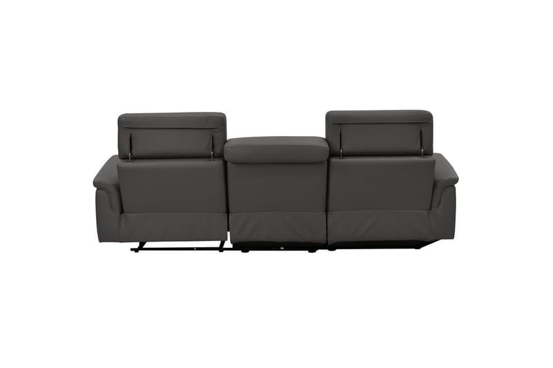 Hjørnesofa 3-personers Pareli Brun, PU, Venstre Elektrisk Tilbagelæner - Brun, PU, Venstre Elektrisk Tilbagelæner - Møbler - Sofaer - Lædersofaer