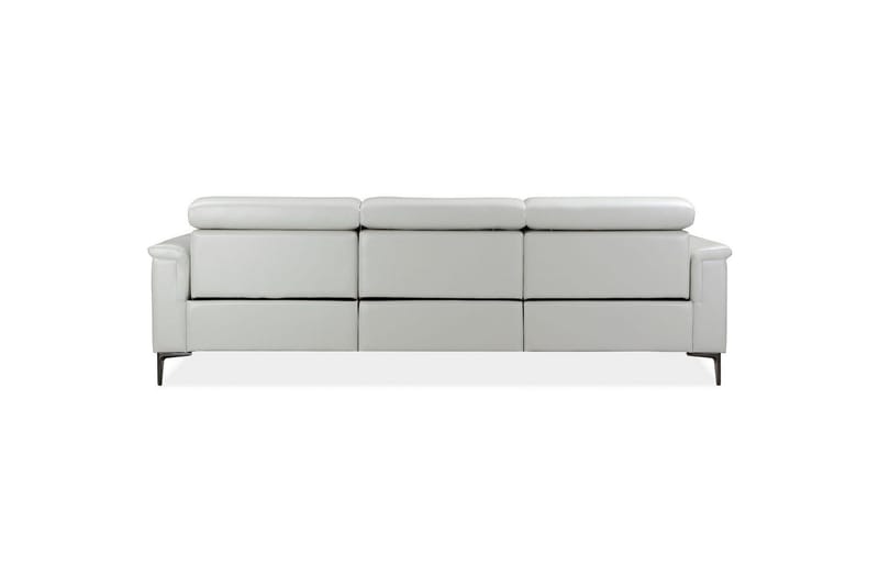 Hjørnesofa 3-personers Lund Creme, PU, Venstre Elektrisk Tilbagelæner - Creme, PU, Venstre Elektrisk Tilbagelæner - Møbler - Sofaer - Recliner sofaer