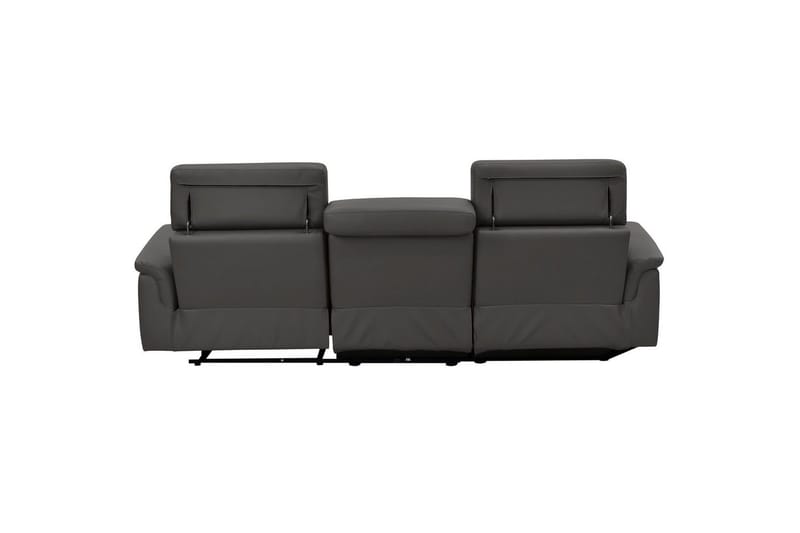 Hjørnesofa 3-personers Pareli Brun, PU, Venstre Elektrisk Tilbagelæner - Brun, PU, Venstre Elektrisk Tilbagelæner - Møbler - Sofaer - Recliner sofaer