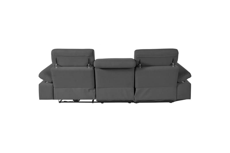 Hjørnesofa 3-personers Rayland Antracit, Søndagsstof, Venstre Elektrisk Tilbagelæner - Antracit, Søndagsstof, Venstre Elektrisk Tilbagelæner - Møbler - Sofaer - Recliner sofaer