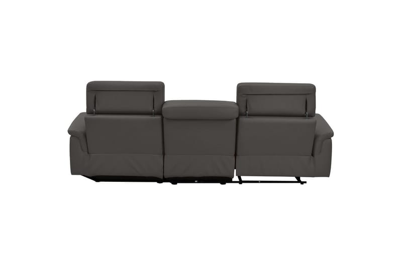 Hjørnesofa 3-personers Pareli Brun, PU, Højre elektrisk liggestol - Brun, PU, Højre elektrisk liggestol - Møbler - Sofaer - Recliner sofaer