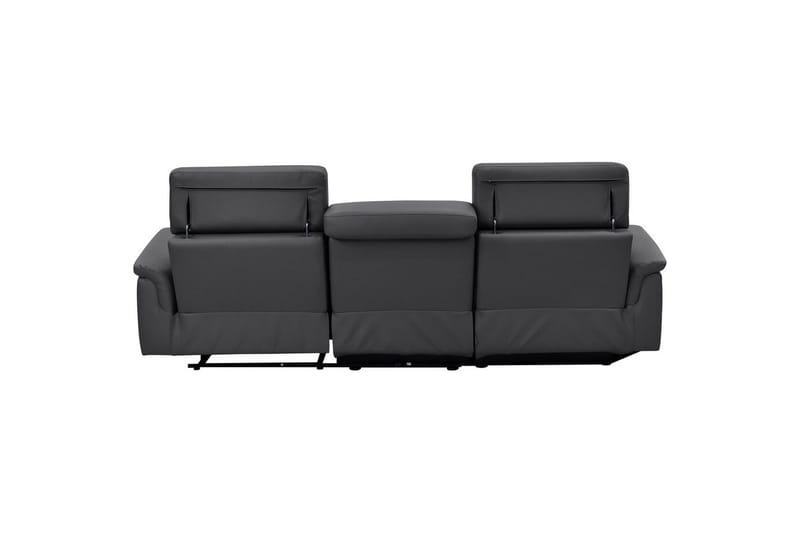 Hjørnesofa 3-personers Pareli Sort, Læder/PU, Venstre Elektrisk Tilbagelæner - Sort, Læder/PU, Venstre Elektrisk Tilbagelæner - Møbler - Sofaer - Recliner sofaer