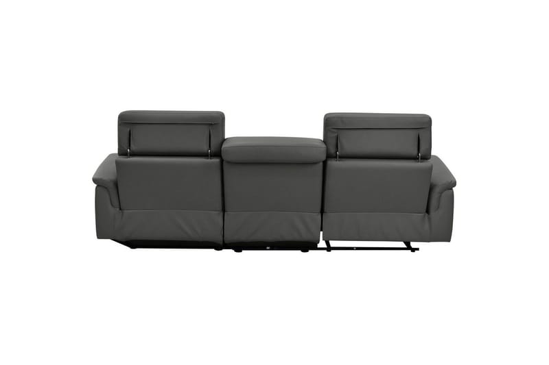 Hjørnesofa 3-personers Pareli Sort, PU, Højre elektrisk liggestol - Sort, PU, Højre elektrisk liggestol - Møbler - Sofaer - Recliner sofaer