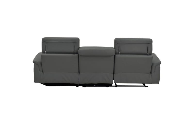 Hjørnesofa 3-personers Pareli Grå, PU, Højre manuel liggestol - Grå, PU, Højre manuel liggestol - Møbler - Sofaer - Recliner sofaer