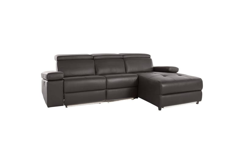 Hjørnesofa 3-personers Rayland Brun, PU, Højre elektrisk liggestol - Brun, PU, Højre elektrisk liggestol - Møbler - Sofaer - Recliner sofaer
