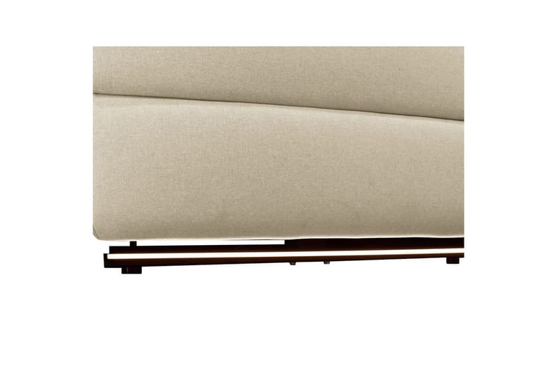 Hjørnesofa 3-personers Pareli Hvid, Sandstof, Højre elektrisk liggestol - Hvid, Sandstof, Højre elektrisk liggestol - Møbler - Sofaer - Recliner sofaer