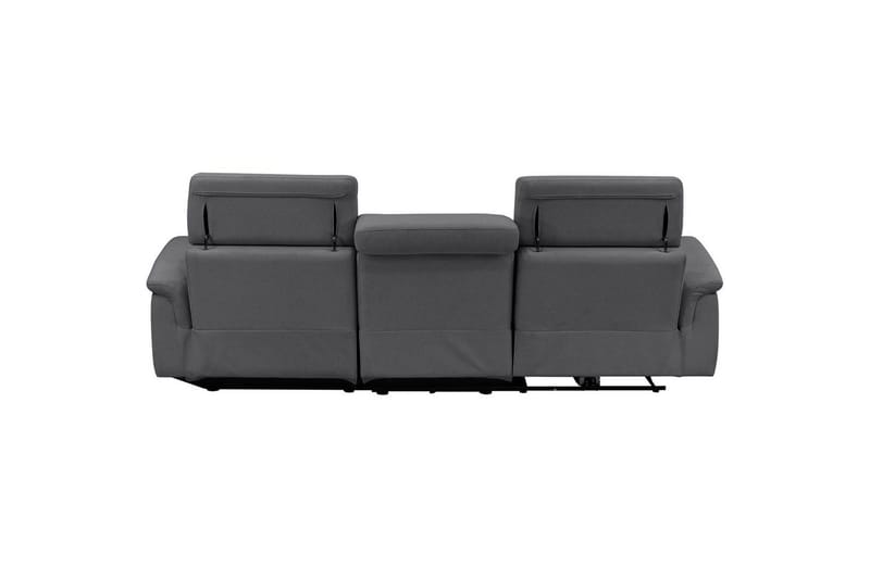 Hjørnesofa 3-personers Pareli Antracit, Søndagsstof, Højre manuel liggestol - Antracit, Søndagsstof, Højre manuel liggestol - Møbler - Sofaer - Recliner sofaer