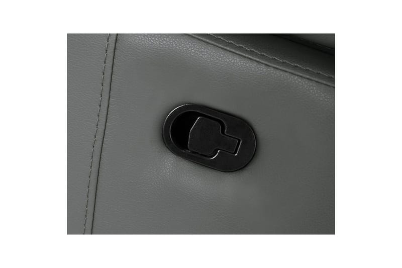 Hjørnesofa 3-personers Rayland Grå, PU, Venstre Manuel Tilbagelæner - Grå, PU, Venstre Manuel Tilbagelæner - Møbler - Sofaer - Lædersofaer