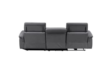 Hjørnesofa 3-personers Pareli Antracit, Søndagsstof, Højre elektrisk liggestol - Antracit, Søndagsstof, Højre elektrisk liggestol - Møbler - Sofaer - Recliner sofaer