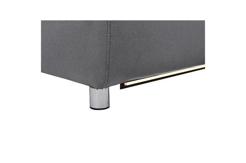 Hjørnesofa 3-personers Pareli Antracit, Søndagsstof, Højre elektrisk liggestol - Antracit, Søndagsstof, Højre elektrisk liggestol - Møbler - Sofaer - Recliner sofaer