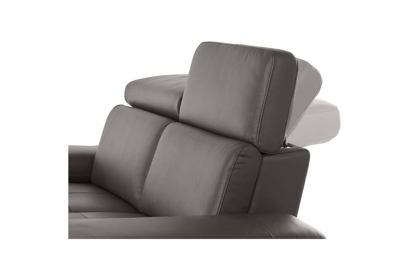 Hjørnesofa 3-personers Rayland Brun, PU, Venstre Elektrisk Tilbagelæner - Brun, PU, Venstre Elektrisk Tilbagelæner - Møbler - Sofaer - Lædersofaer