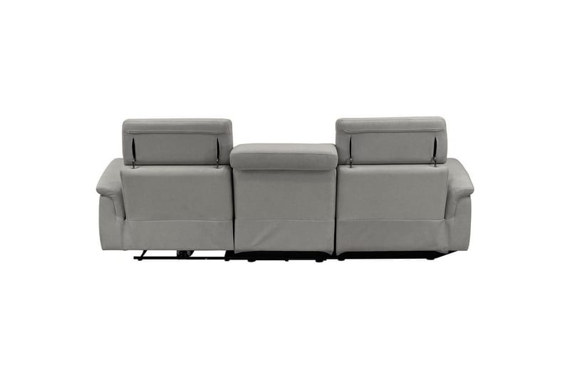 Hjørnesofa 3-personers Pareli Grå, Søndagsstof, Venstre Manuel Tilbagelæner - Grå, Søndagsstof, Venstre Manuel Tilbagelæner - Møbler - Sofaer - Recliner sofaer