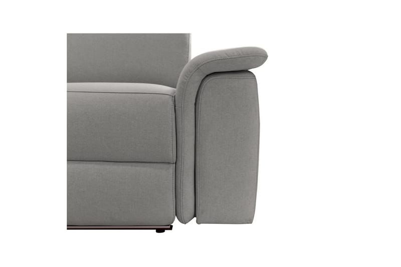 Hjørnesofa 3-personers Pareli Grå, Søndagsstof, Venstre Manuel Tilbagelæner - Grå, Søndagsstof, Venstre Manuel Tilbagelæner - Møbler - Sofaer - Recliner sofaer