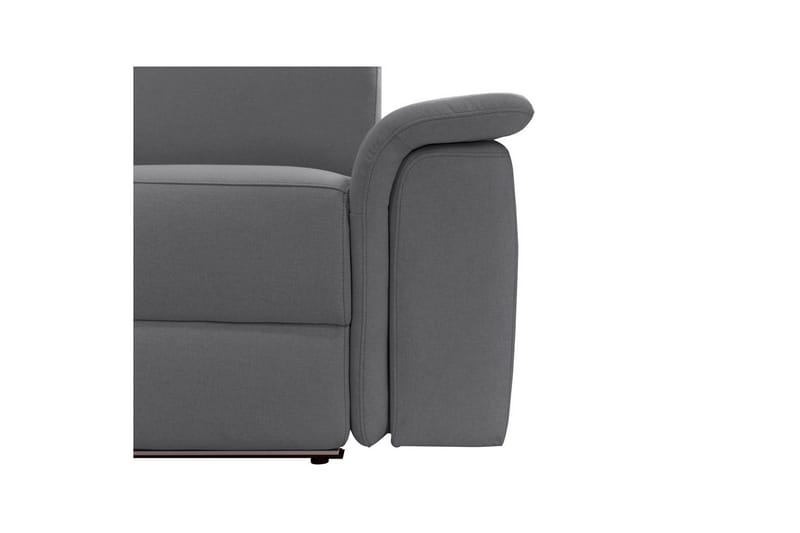 Hjørnesofa 3-personers Pareli Grå, Sandstof, Venstre Elektrisk Tilbagelæner - Grå, Sandstof, Venstre Elektrisk Tilbagelæner - Møbler - Sofaer - Recliner sofaer