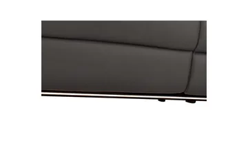 Hjørnesofa 3-personers Pareli Brun, PU, Højre elektrisk liggestol - Brun, PU, Højre elektrisk liggestol - Møbler - Sofaer - Lædersofaer