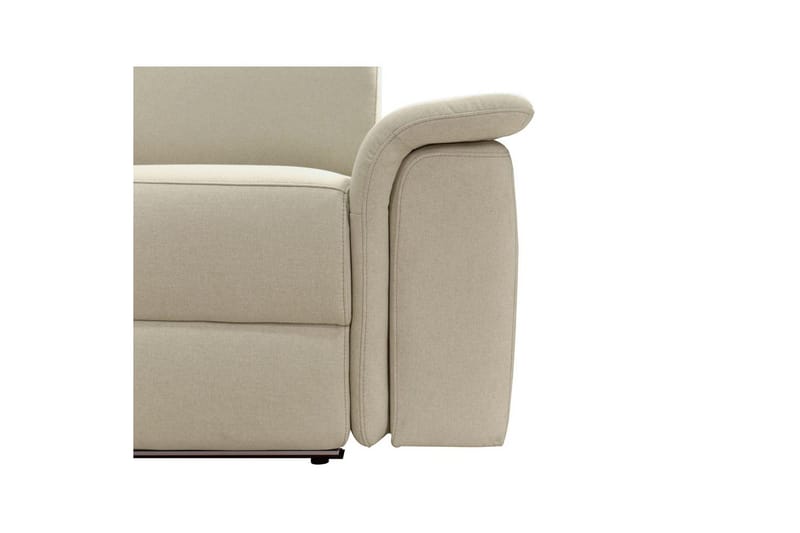 Hjørnesofa 3-personers Pareli Hvid, Søndagsstof, Venstre Manuel Tilbagelæner - Hvid, Søndagsstof, Venstre Manuel Tilbagelæner - Møbler - Sofaer - Recliner sofaer