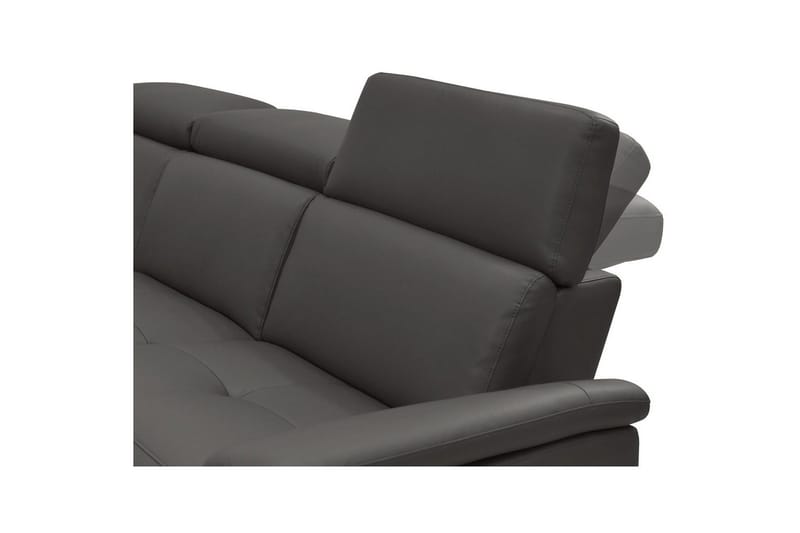 Hjørnesofa 3-personers Pareli Brun, PU, Venstre Elektrisk Tilbagelæner - Brun, PU, Venstre Elektrisk Tilbagelæner - Møbler - Sofaer - Lædersofaer