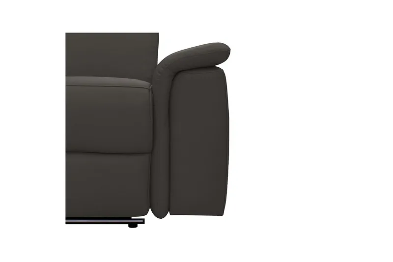 Hjørnesofa 3-personers Pareli Brun, Læder/PU, Venstre Manuel Tilbagelæner - Brun, Læder/PU, Venstre Manuel Tilbagelæner - Møbler - Sofaer - Lædersofaer