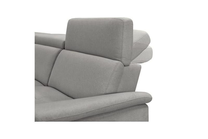 Hjørnesofa 3-personers Pareli Grå, Søndagsstof, Venstre Manuel Tilbagelæner - Grå, Søndagsstof, Venstre Manuel Tilbagelæner - Møbler - Sofaer - Recliner sofaer