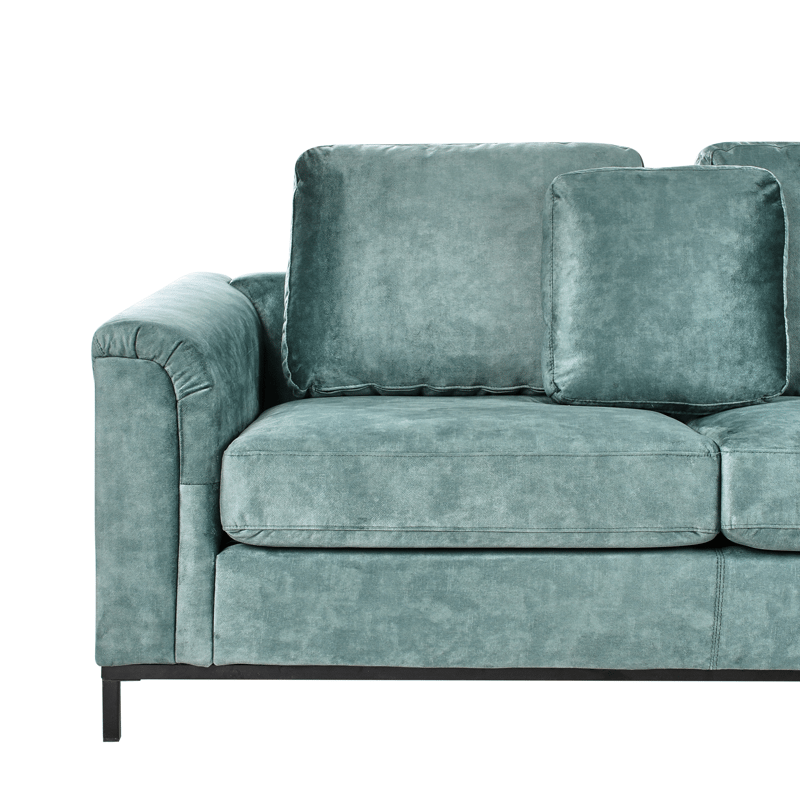 Hjørnesofa 4-personers Oslo venstrevendt - Blågrøn - Møbler - Sofaer - Sofa med chaiselong