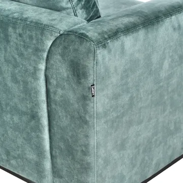 Hjørnesofa 4-personers Oslo venstrevendt - Blågrøn - Møbler - Sofaer - Sofa med chaiselong