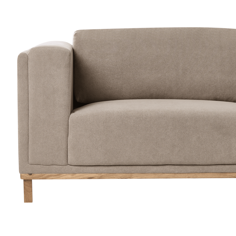 Hjørnesofa 5-personers Veng - Taupe - Møbler - Sofaer - Sofa med chaiselong