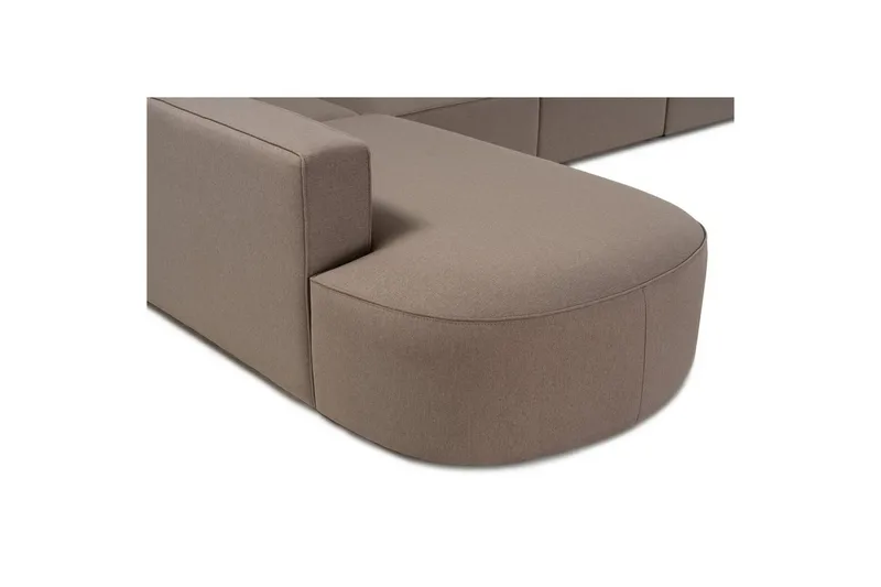 Hjørnesofa Abbas Lysebrun - Lysebrun - Møbler - Sofaer - Hjørnesofa