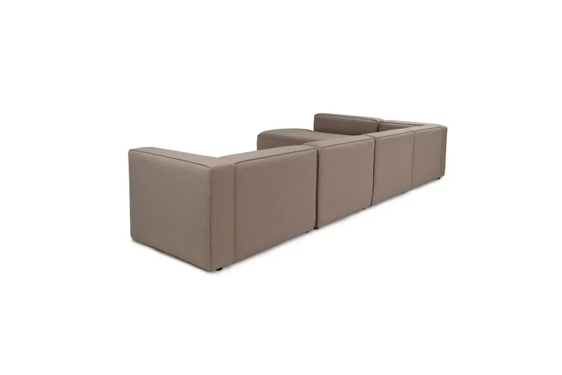 Hjørnesofa Abbas Lysebrun - Lysebrun - Møbler - Sofaer - Hjørnesofa