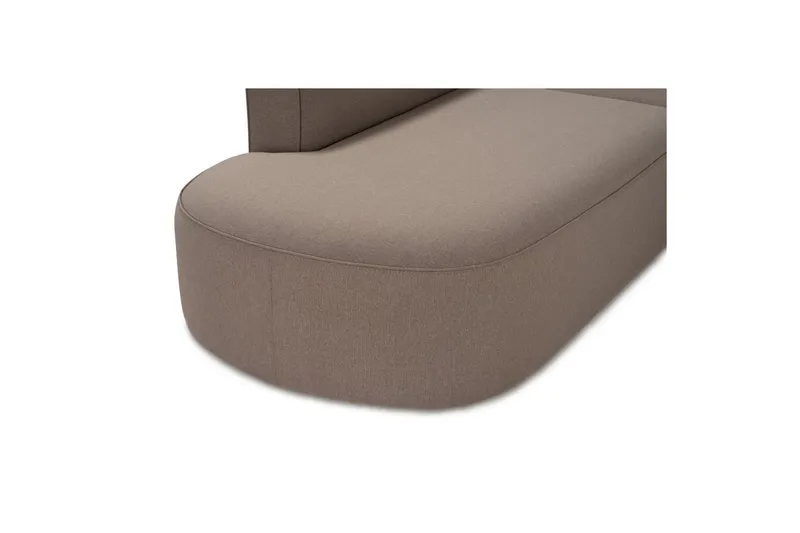 Hjørnesofa Abbas Lysebrun - Lysebrun - Møbler - Sofaer - Hjørnesofa