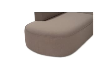 Hjørnesofa Abbas Lysebrun - Lysebrun - Møbler - Sofaer - Hjørnesofa