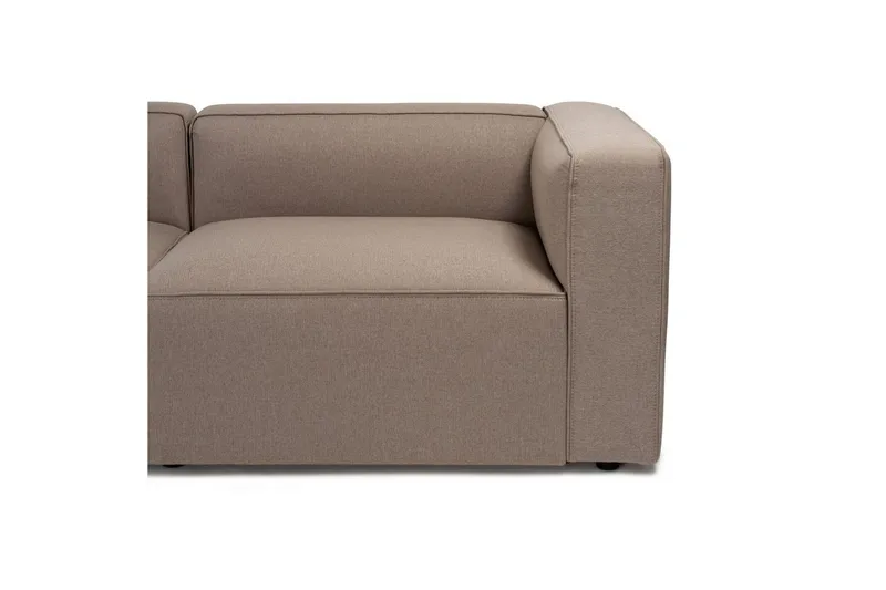 Hjørnesofa Abbas Lysebrun - Lysebrun - Møbler - Sofaer - Hjørnesofa